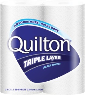 Quilton+Triple+Layer+Paper+Towels+2+Pack