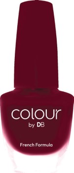 Colour-By-DB-Nail-Polish-Burgundy-Color-Limited-Edition on sale