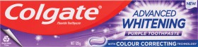 Colgate-Toothpaste-Advanced-Whitening-Purple-120g on sale