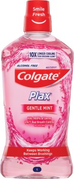 Colgate+Plax+Mouthwash+Gentle+Mint+Flavour+1L