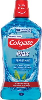 Colgate+Plax+Mouthwash+Pepper+Mint+Flavour+1L