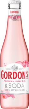 Gordons-Pink-Gin-Soda-4-Premix-Bottles-330mL-4-Pack on sale
