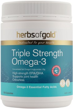 Herbs+of+Gold+Triple+Strength+Omega-3+150+Capsules
