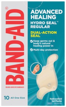 Band-Aid-Advanced-Healing-Hydro-Seal-Regular-Gel-Plasters-10-Pack on sale