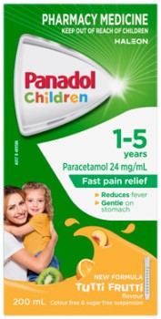 Panadol+Children+1-5+Years+Suspension+Tutti+Frutti+200mL