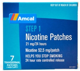 Amcal+Nicotine+Patches+21mg+7+Patches