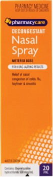 Pharmacy-Care-Decongestant-Nasal-Spray-20mL on sale