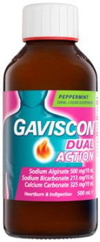 Gaviscon-Dual-Action-Oral-Liquid-Peppermint-Flavour-500mL on sale