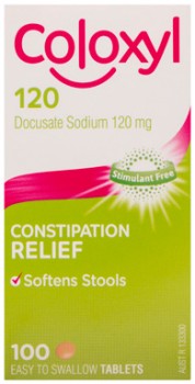 Coloxyl+Constipation+Relief+120mg+100+Tablets