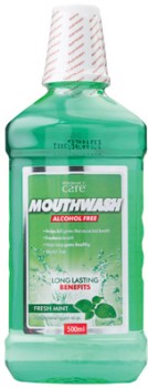 Pharmacy-Care-Fresh-Mint-Mouthwash-500mL on sale