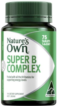 Natures-Own-Super-B-Complex-75-Tablets on sale