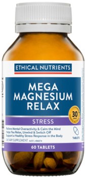 Ethical-Nutrients-Mega-Magnesium-Relax-60-Tablets on sale
