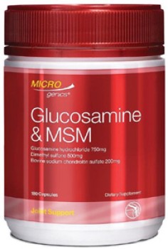 Microgenics-Glucosamine-MSM-180-Capsules on sale