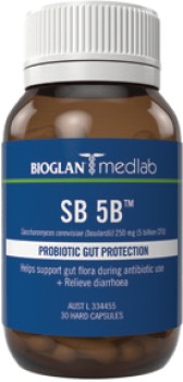 Bioglan-Medlab-SB-5B-Probiotic-Gut-Protection-30-Capsules on sale