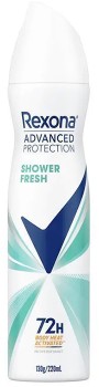 Rexona-Womens-Antiperspirant-Advanced-Shower-Fresh-220mL on sale