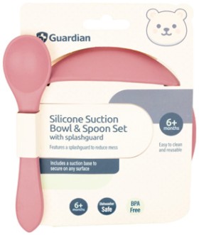 Guardian+Silicone+Spoon+%26amp%3B+Bowl+Set+Dusty+Berry