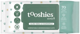 Tooshies-Biodegradable-Baby-Wipes-Aloe-Vera-Chamomile-70-Pack on sale