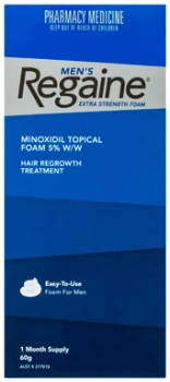 Regaine-Mens-Extra-Strength-Topical-Foam-Hair-Regrowth-Treatment-60g on sale
