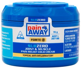 Pain-Away-Forte-SubZero-Joint-Muscle-Pain-Relief-Cold-Cream-70g on sale