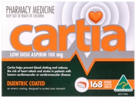 Cartia-Low-Dose-Aspirin-100mg-168-Tablets on sale