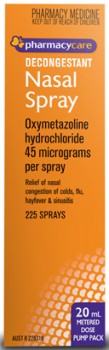 Pharmacy-Care-Decongestant-Nasal-Spray-20mL on sale