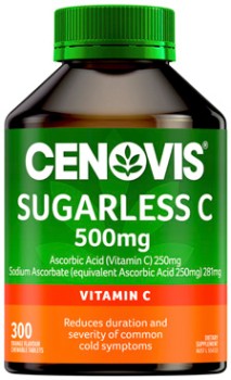 Cenovis+Sugarless+Vitamin+C+500mg+300+Chewable+Tablets