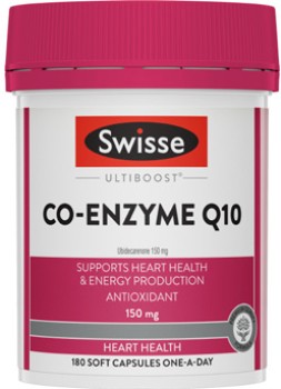 Swisse-Ultiboost-Co-Enzyme-Q10-150mg-180-Capsules on sale