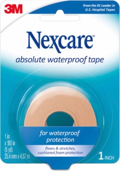 Nexcare+Absolute+Waterproof+Tape+25.4mm+x+4.57m