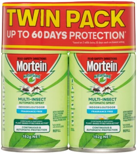 Mortein+NaturGard+Fragrance+Free+Multi%E2%80%91Insect+Automatic+Refill+Twin+Pack+2x152g