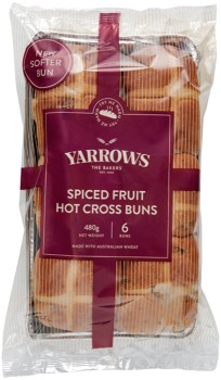 Yarrows-Hot-Cross-Buns-6-Pack-Selected-Varieties on sale