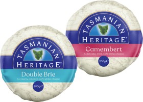 Tasmanian-Heritage-Double-Brie-or-Camembert-200g on sale