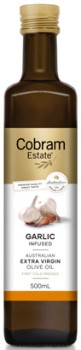 Cobram-Estate-Garlic-Infused-Extra-Virgin-Olive-Oil-500mL-Selected-Varieties on sale
