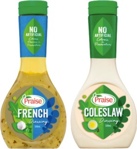 Praise+Dressing+330mL+Selected+Varieties