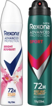 Rexona-Advanced-Protection-Antiperspirant-Spray-220mL-Selected-Varieties on sale