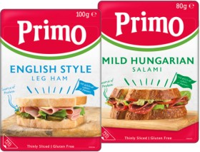 Primo+Sliced+or+Shaved+Meats+80%E2%80%91100g+Selected+Varieties