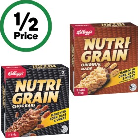 Kelloggs-Nutri-Grain-Bars-110g-Pk-5 on sale