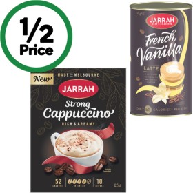 Jarrah-Coffee-Sachets-Pk-10-or-Tins-250g on sale