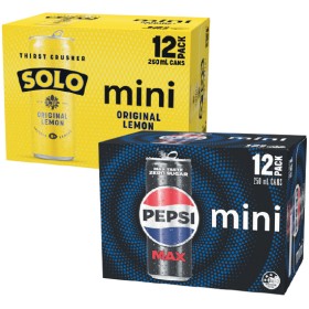 Pepsi-Max-Schweppes-Lemonade-or-Solo-Drink-Varieties-12-x-250ml on sale