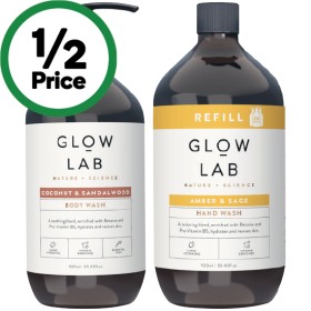 Glow+Lab+Body+Wash+or+Hand+Wash+Refill+900ml