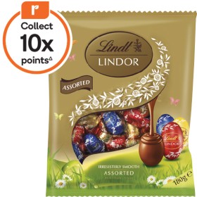 Lindt-Lindor-Assorted-Egg-Bag-180g on sale