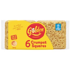 Golden+Crumpet+Squares+425g+Pk+6