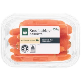 Australian-Snackables-Carrots-250g-Pack on sale