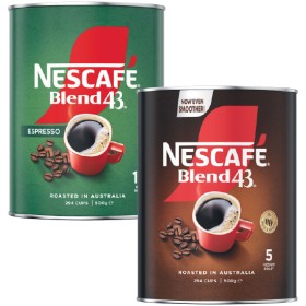Nescaf-Blend-43-Coffee-500g on sale