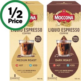 Moccona+Liquid+Espresso+Sachets+Pk+8