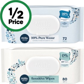 Millie-Moon-Baby-Wipes-Pk-72-80 on sale
