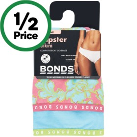 Bonds+Ladies%26rsquo%3B+Hipster+Bikini+Assorted+Pk+2