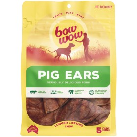 Bow+Wow+Pig+Ears+Dog+Treats+Pk+5