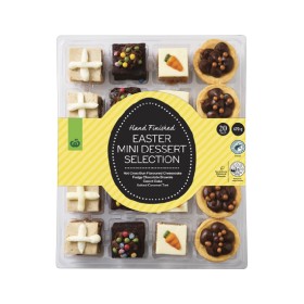 Woolworths-Easter-Mini-Dessert-Selection-Pk-20 on sale