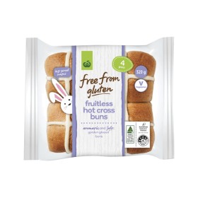Woolworths-Free-From-Gluten-Hot-Cross-Bun-Varieties-Pk-4 on sale