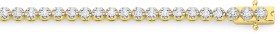 Alora+9ct+Gold+1+Carat+TW+Lab+Grown+Diamond+Tennis+Bracelet
